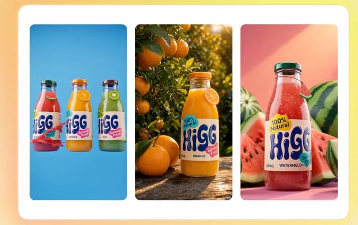 Línea de producto en escena — Bodegón · sabores